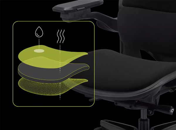 发2499元：人体工学设计 4D可调节扶手开元棋牌app微星MAG A10电竞椅首(图2)